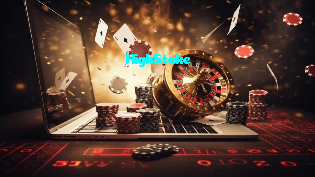 HighStake casino presented on mobile device in Pakistan with slots and live games
